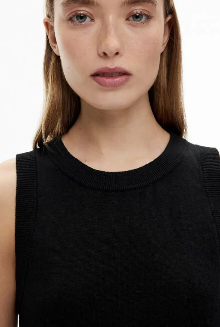 Tops & T Shirts | Knitwear^Witchery Relaxed Knit Tank Black