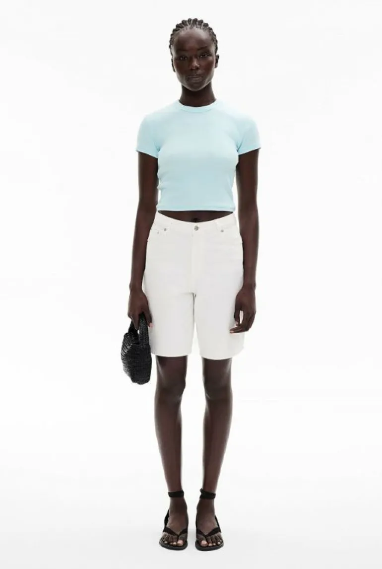 Tops & T Shirts^Witchery Rib Baby Tee FreshWhite