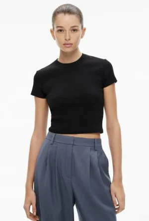 Tops & T Shirts^Witchery Rib Baby Tee FreshWhite