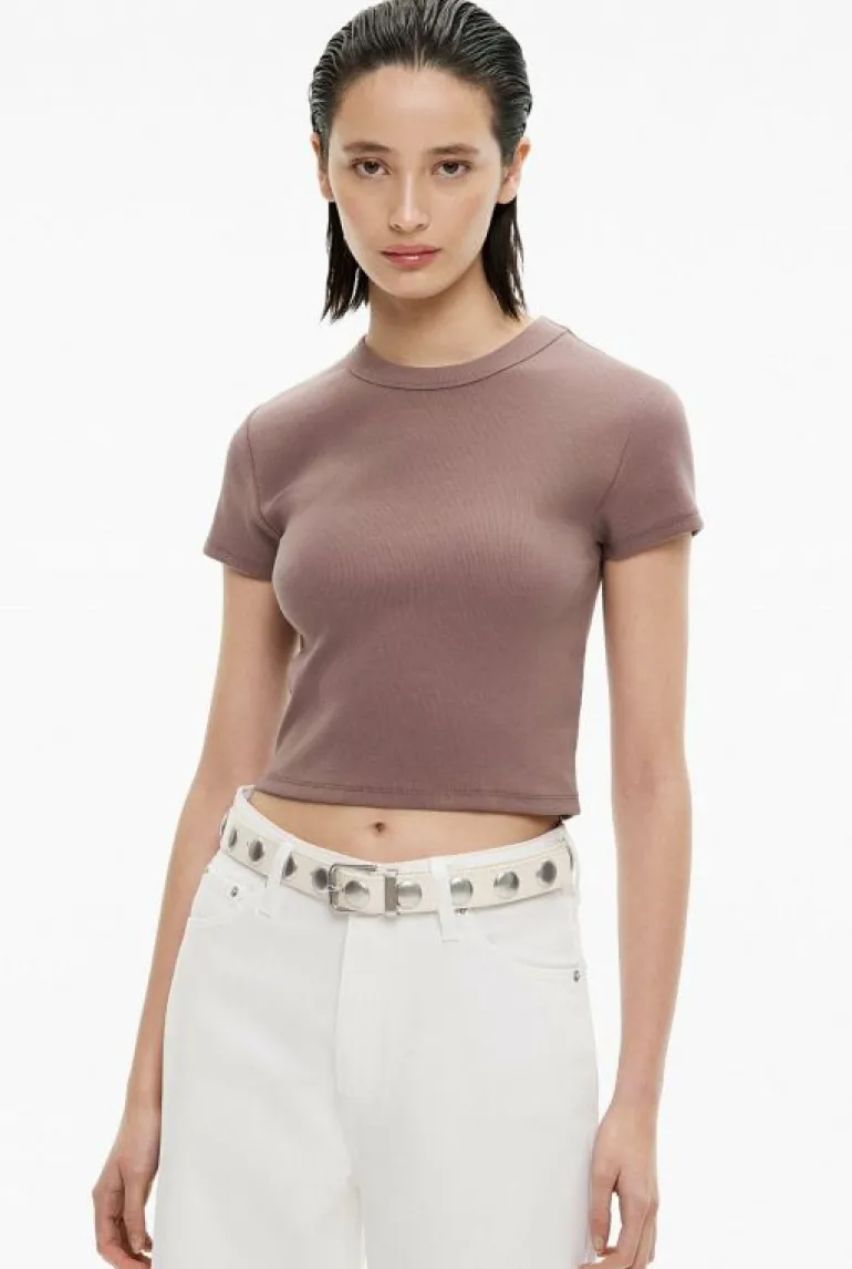 Sale | Tops & T Shirts^Witchery Rib Baby Tee FreshWhite