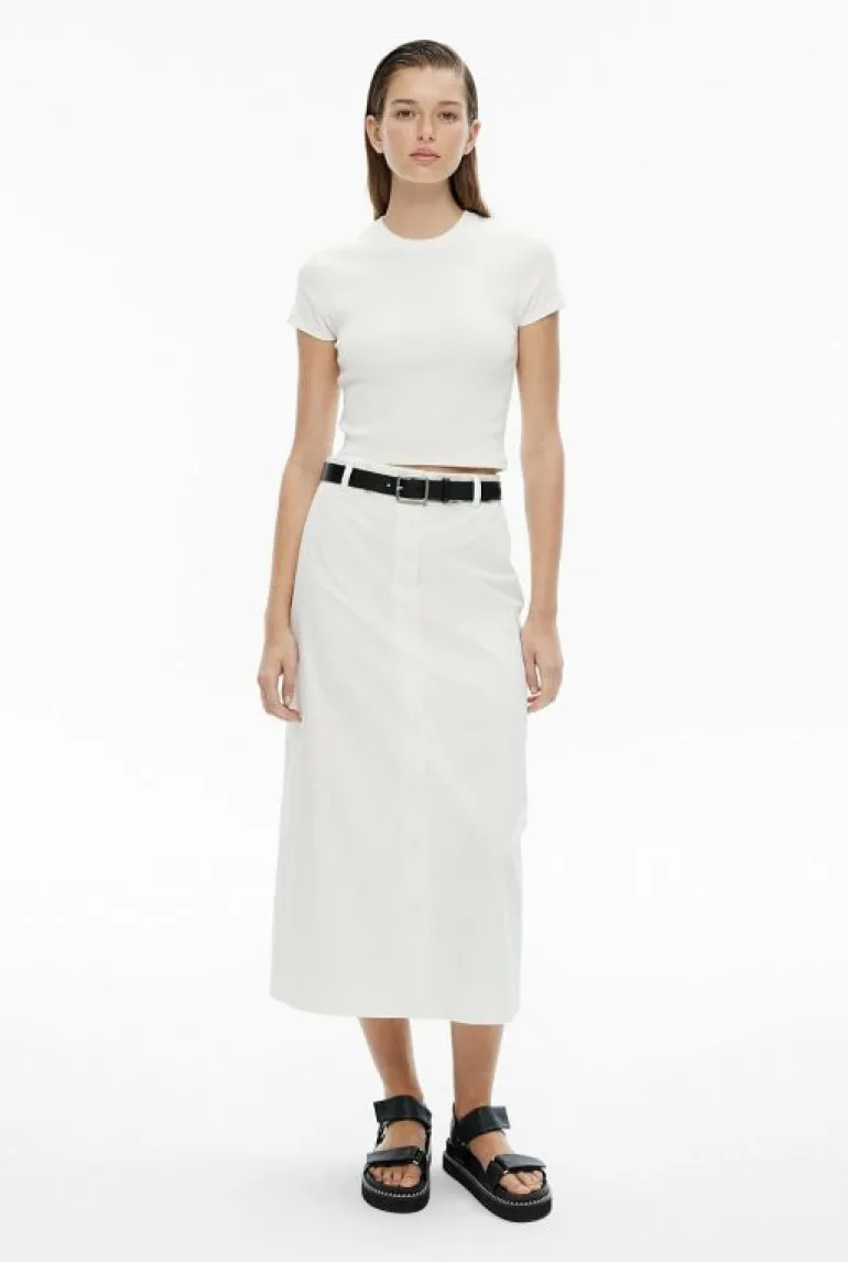 Tops & T Shirts^Witchery Rib Baby Tee FreshWhite