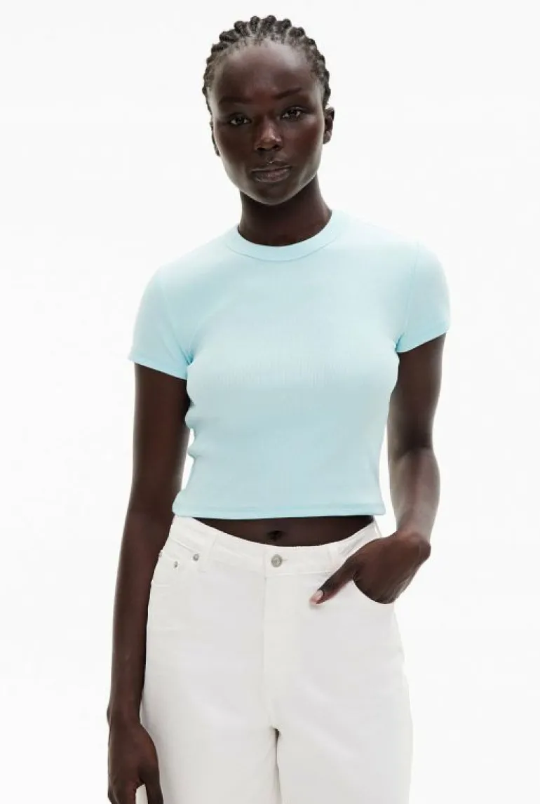 Tops & T Shirts^Witchery Rib Baby Tee FreshWhite