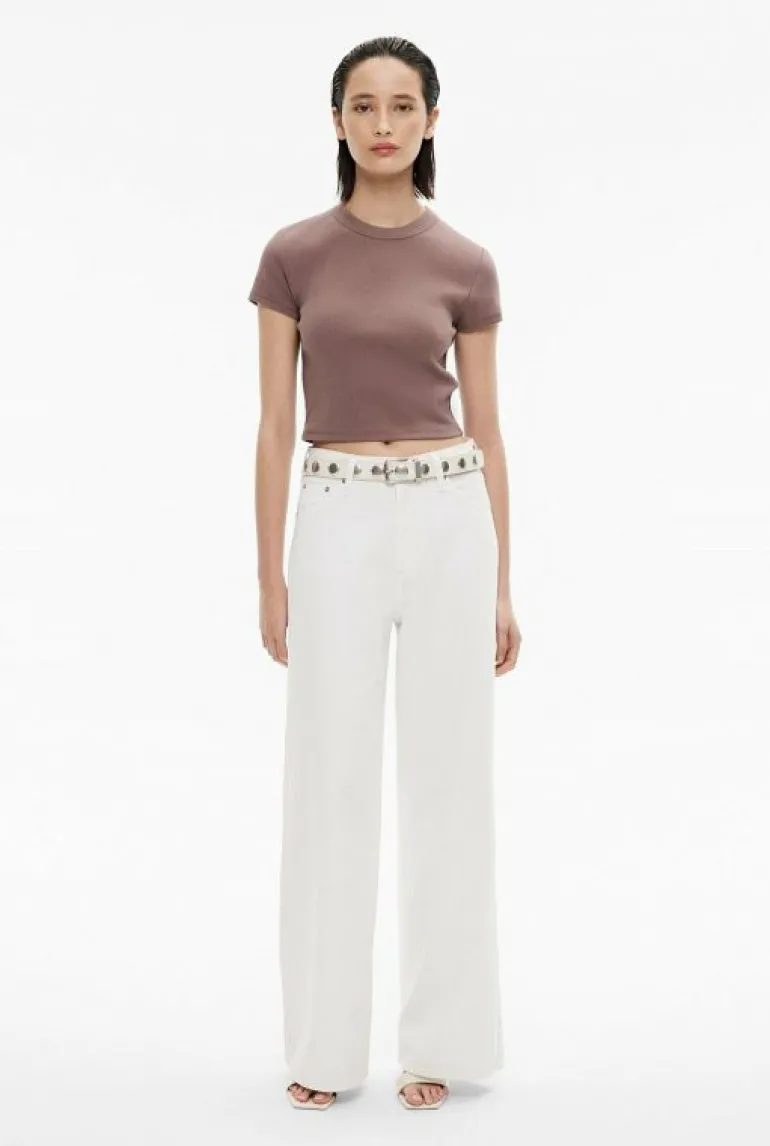 Sale | Tops & T Shirts^Witchery Rib Baby Tee FreshWhite