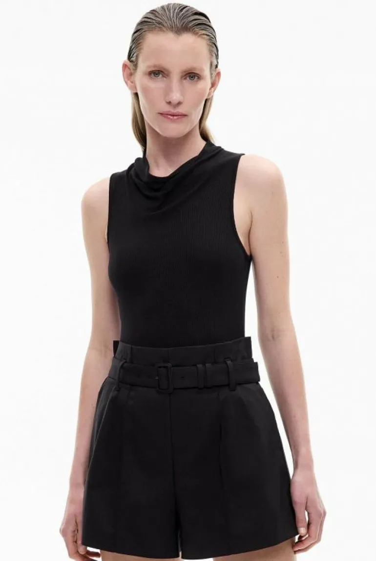 Sale | Tops & T Shirts^Witchery Rib Drape Neck Top Nutmeg