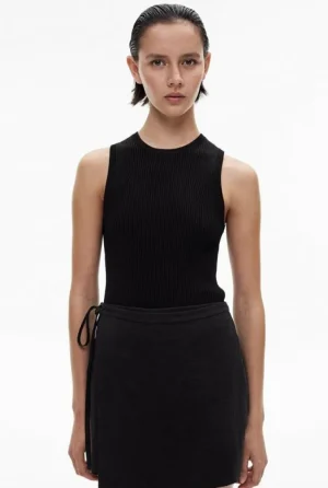 Sale | Tops & T Shirts^Witchery Rib Knit Tank Black