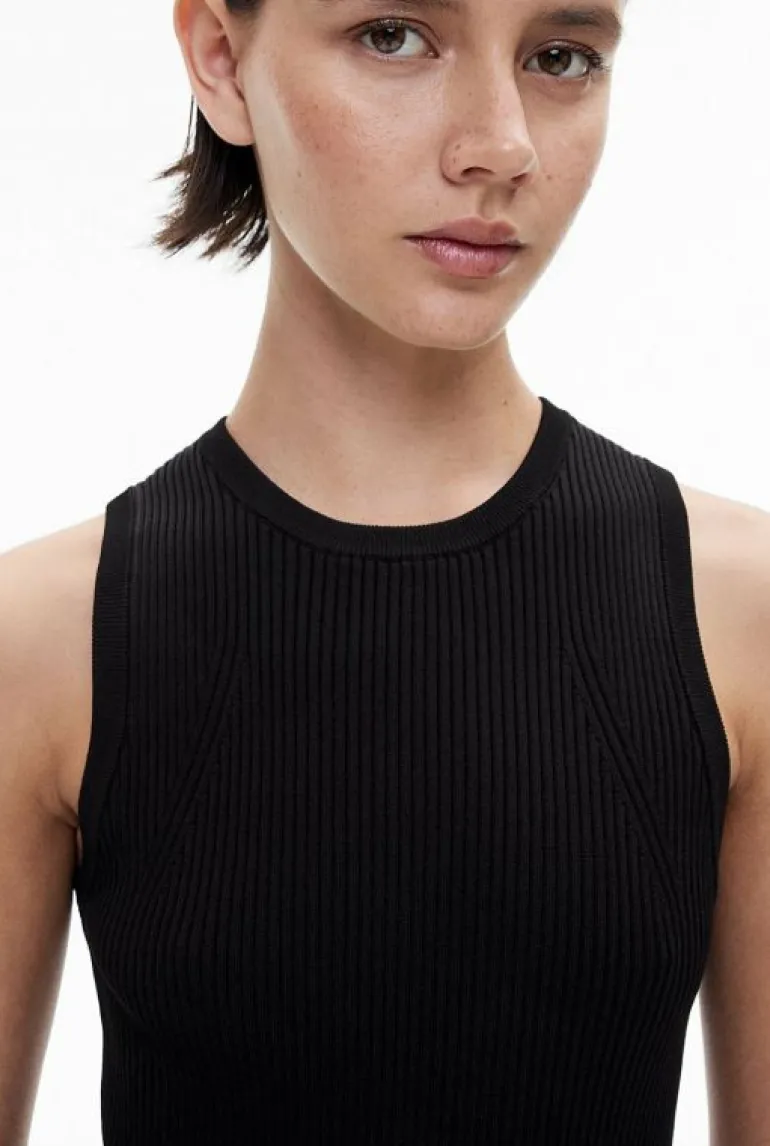 Sale | Tops & T Shirts^Witchery Rib Knit Tank Black