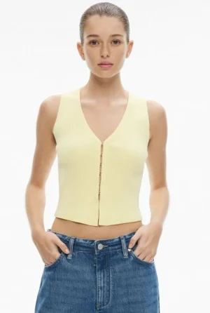 Sale | Tops & T Shirts^Witchery Rib Knit Vest Stone
