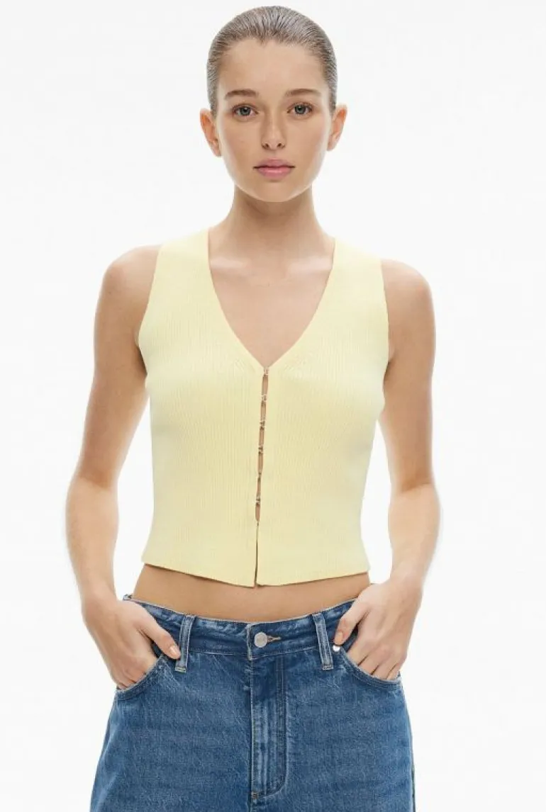 Sale | Tops & T Shirts^Witchery Rib Knit Vest Stone