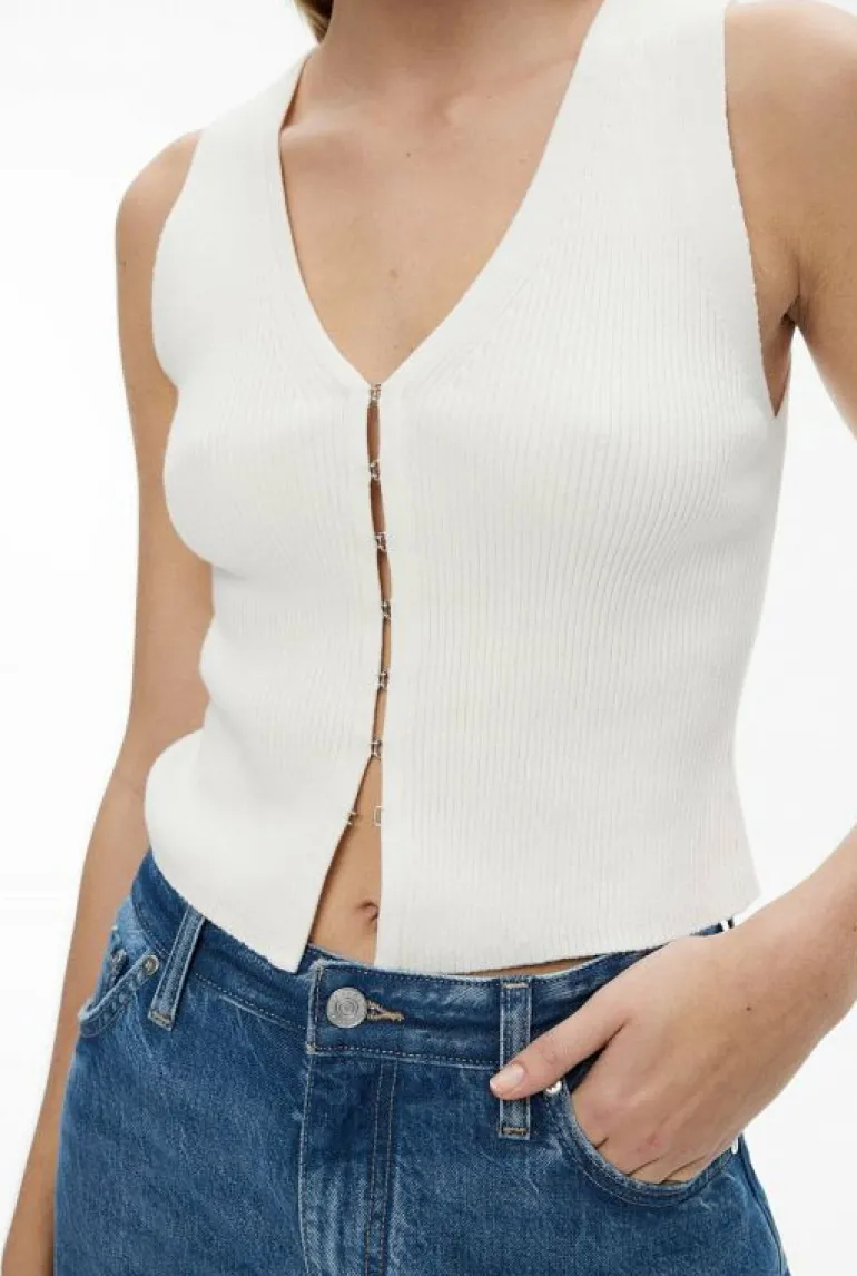 Sale | Tops & T Shirts^Witchery Rib Knit Vest Stone