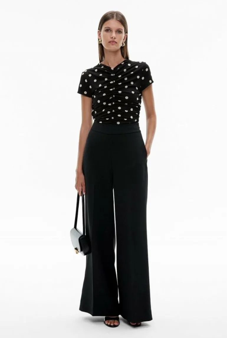 Tops & T Shirts^Witchery Ruched Mesh Tee MultiSpot