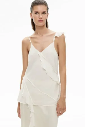 Sale | Shirts^Witchery Ruffle Trim Camisole Black