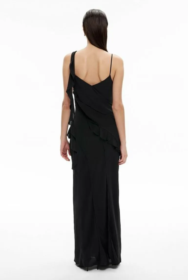 Sale | Dresses^Witchery Ruffle Trim Maxi Black