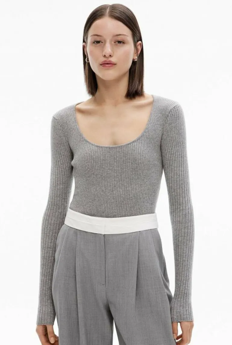 Sale | Tops & T Shirts^Witchery Scoop Neck Long Sleeve Knit Camel