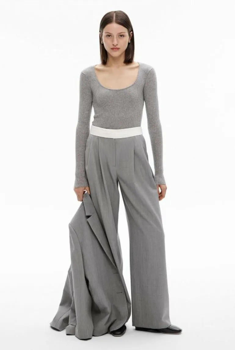Sale | Tops & T Shirts^Witchery Scoop Neck Long Sleeve Knit Camel