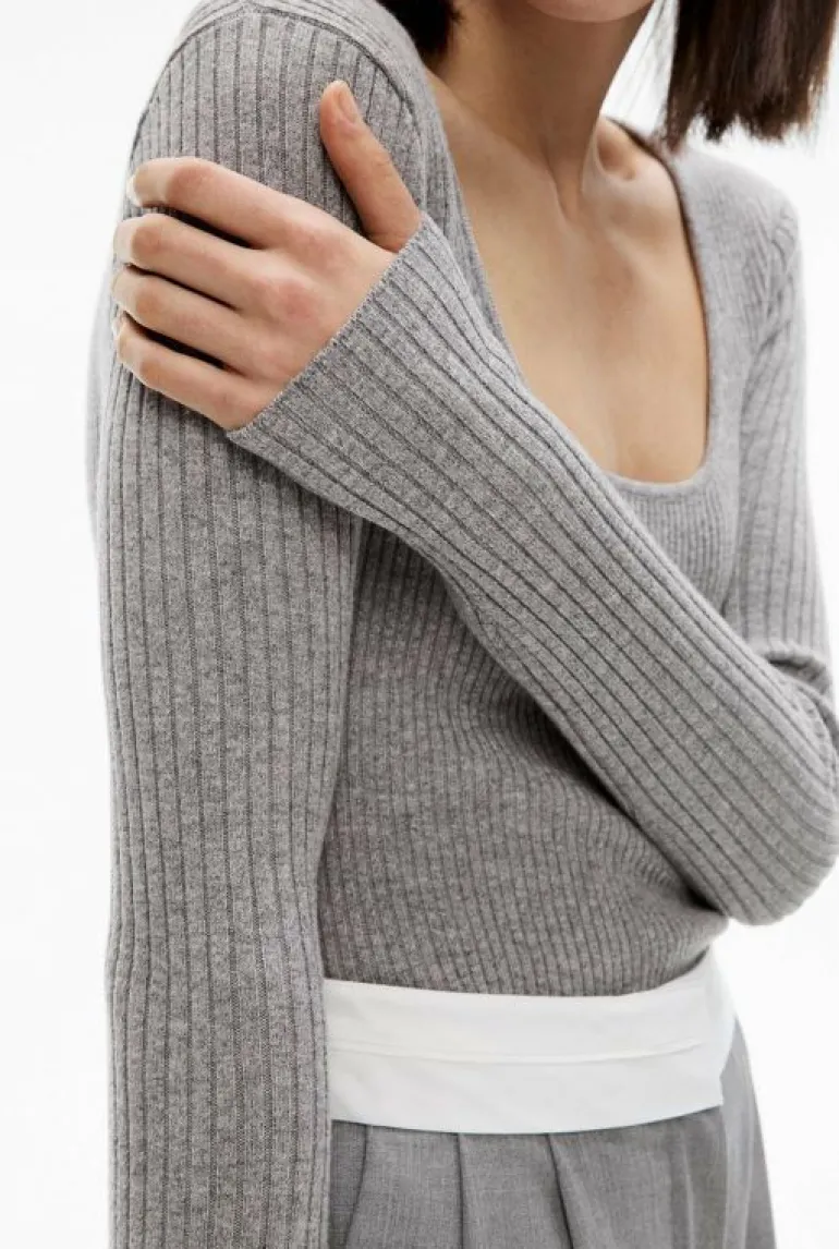 Sale | Tops & T Shirts^Witchery Scoop Neck Long Sleeve Knit Camel