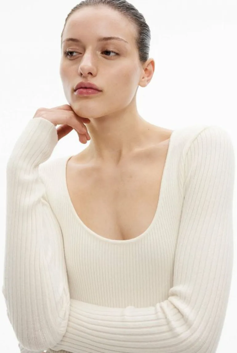 Sale | Tops & T Shirts^Witchery Scoop Neck Long Sleeve Knit Camel