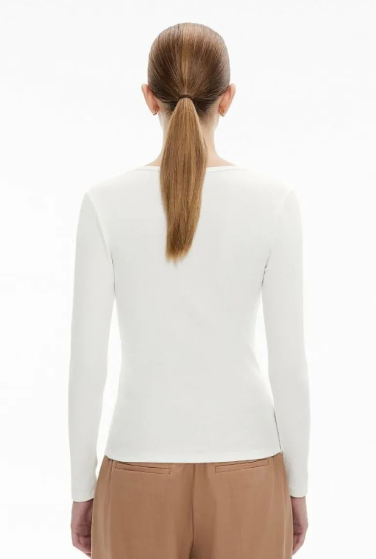 Sale | Tops & T Shirts^Witchery Scoop Rib Long Sleeve Top FreshWhite