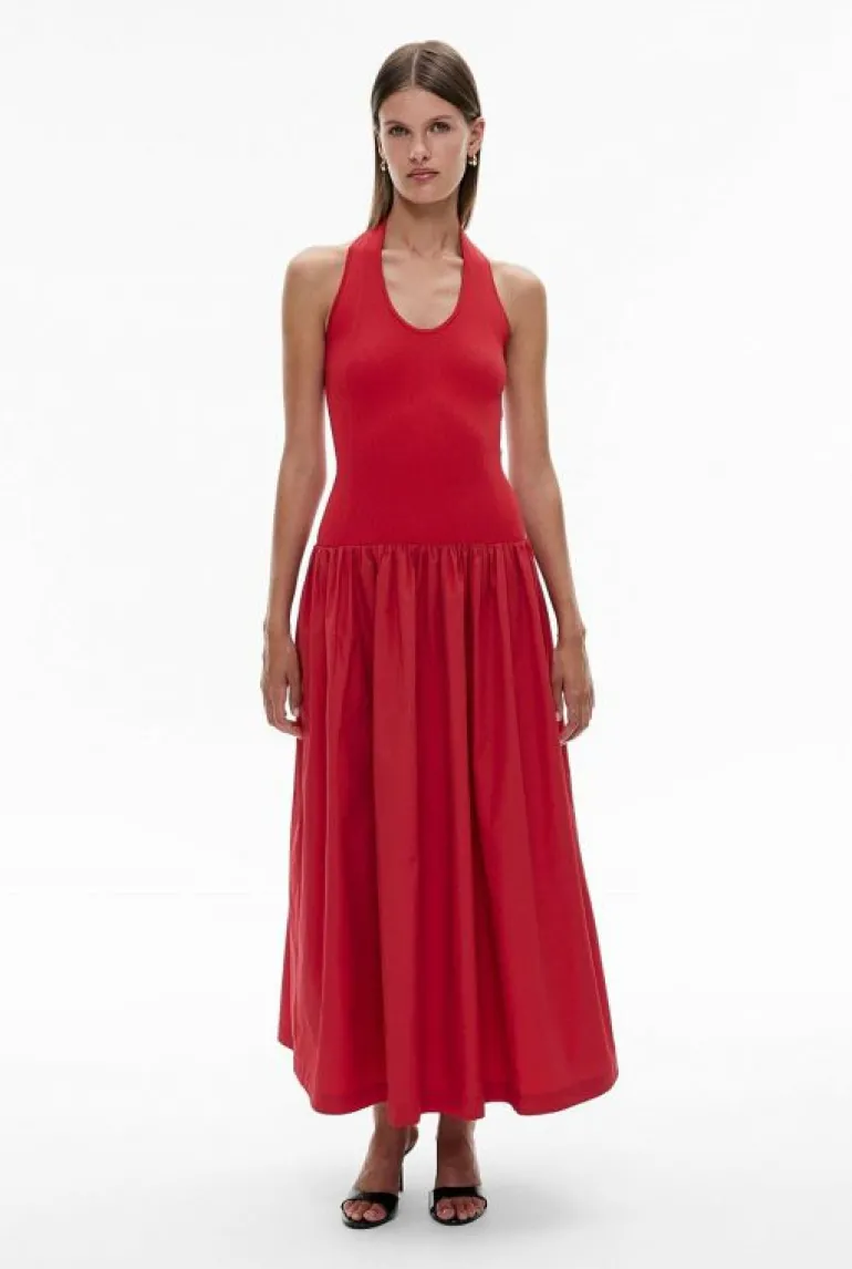 Dresses^Witchery Scoop Spliced Dress FlameRed