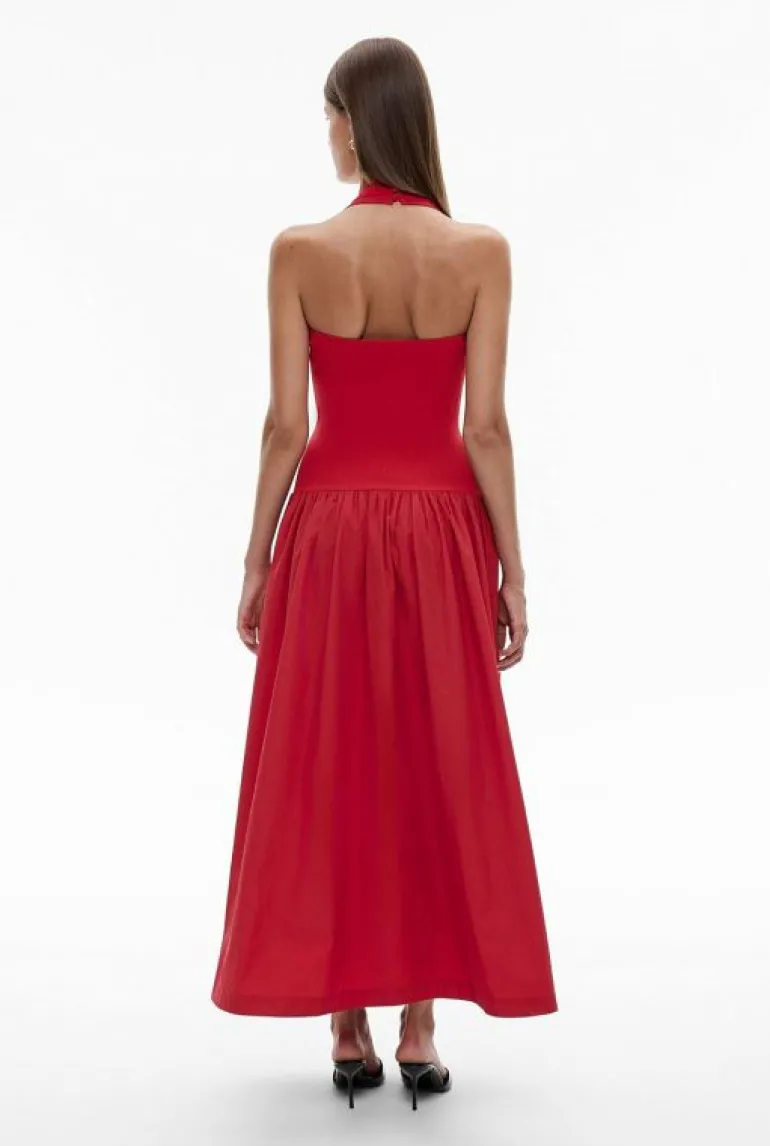 Dresses^Witchery Scoop Spliced Dress FlameRed