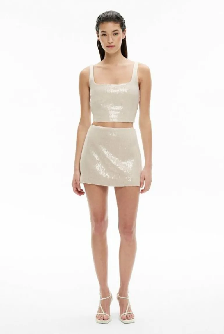 Skirts^Witchery Sequin Micro Mini StoneYd