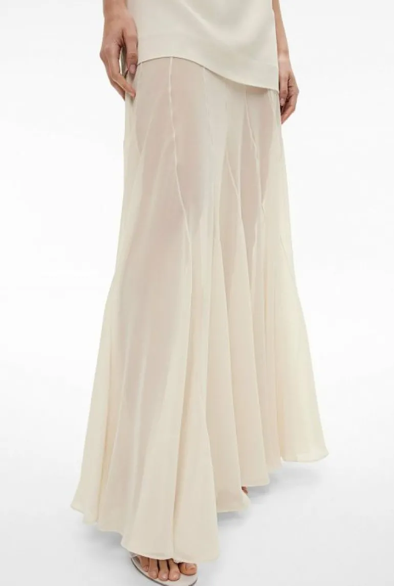 Sale | Dresses^Witchery Sheer Contrast Maxi Eggshell