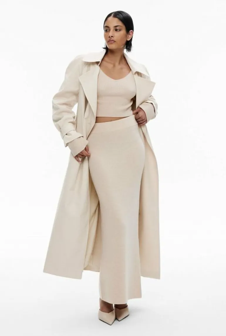 Sale | Skirts^Witchery Slim Knit Midi Skirt StoneMelange