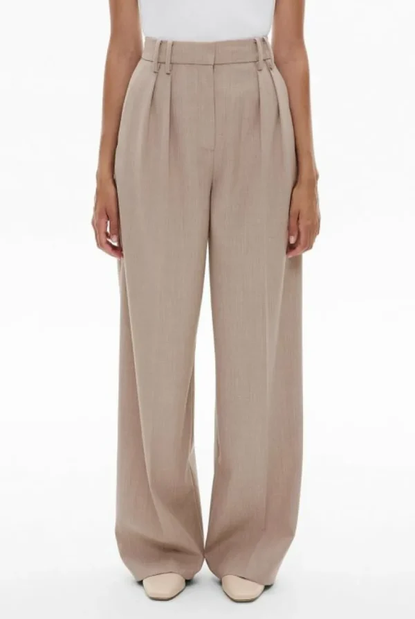 Pants^Witchery Soft Pleat Pant PralineYd
