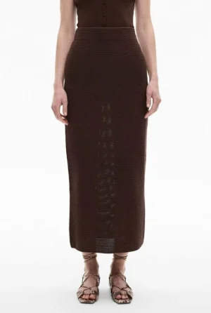 Sale | Skirts^Witchery Stitch Knit Skirt ChocolateBrown