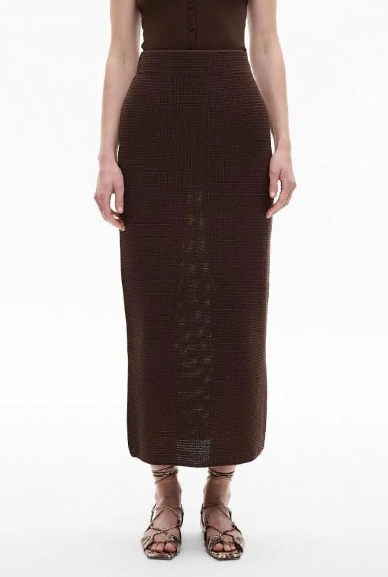 Sale | Skirts^Witchery Stitch Knit Skirt ChocolateBrown
