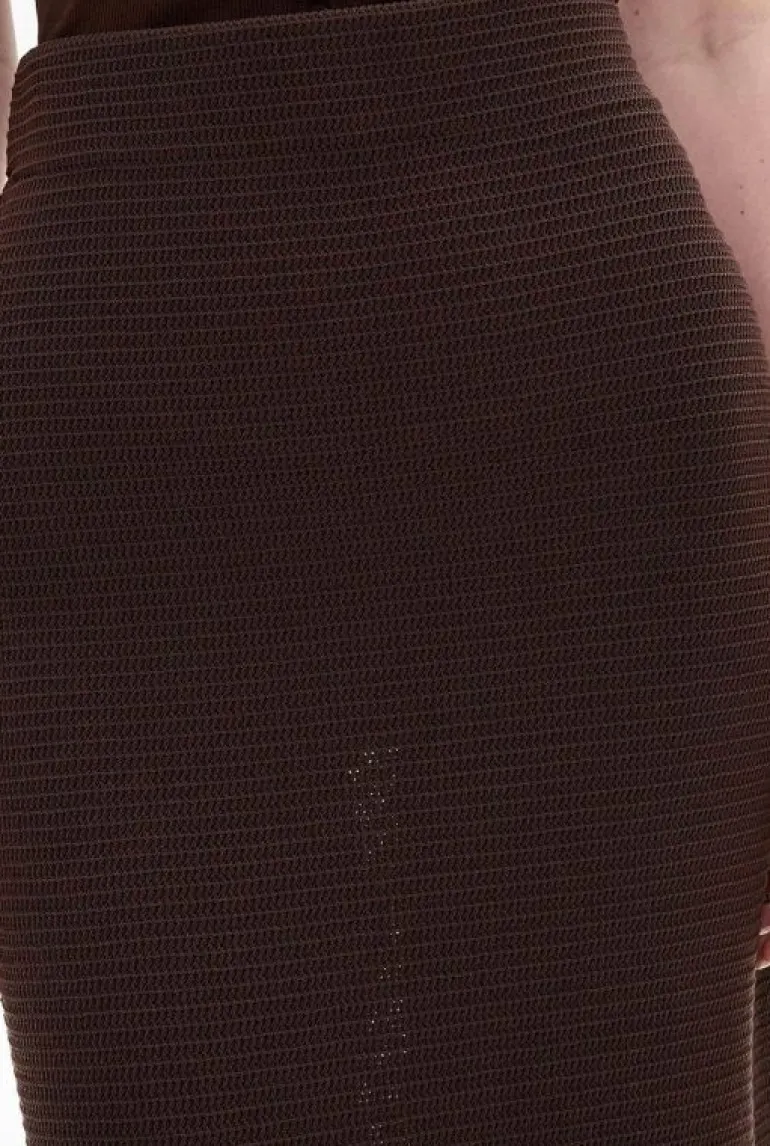 Sale | Skirts^Witchery Stitch Knit Skirt ChocolateBrown