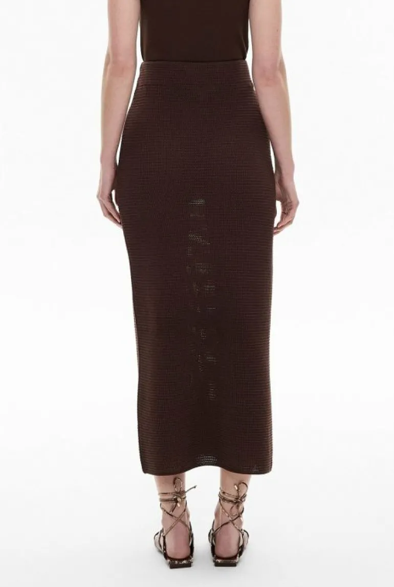 Sale | Skirts^Witchery Stitch Knit Skirt ChocolateBrown