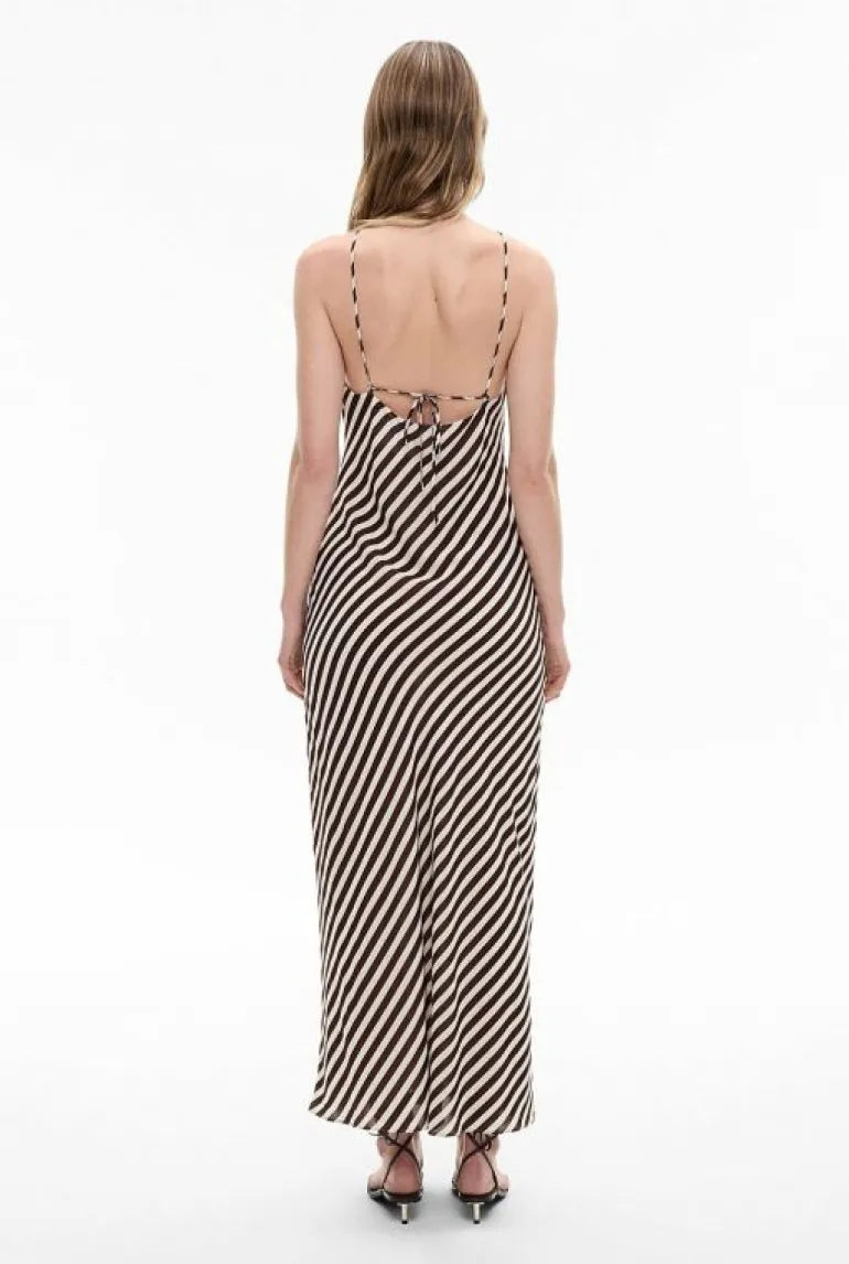 Sale | Dresses^Witchery Stripe Halter Dress ChocolateStripe