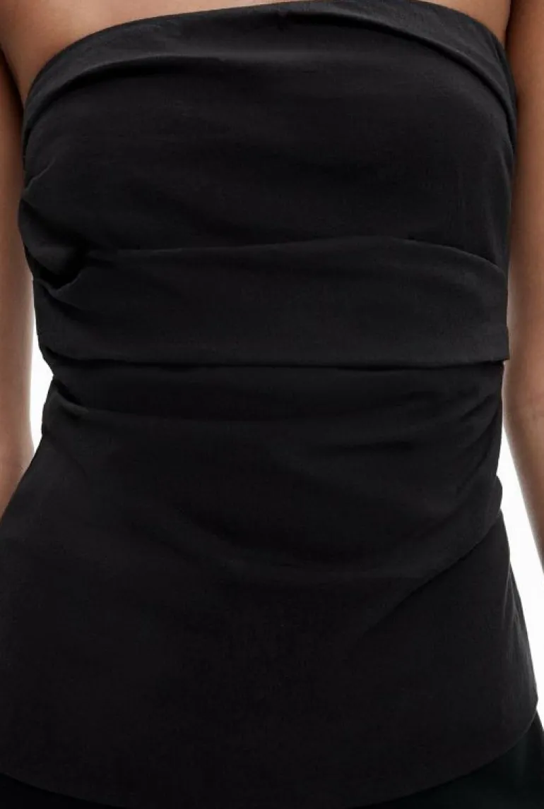 Tops & T Shirts | Shirts^Witchery Textured Bodice Black