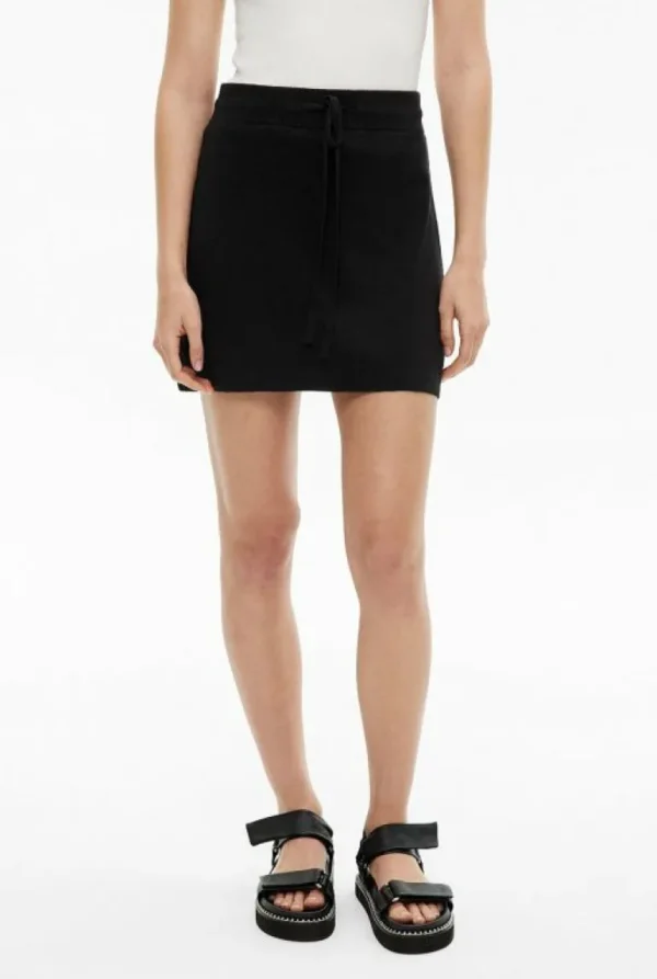 Skirts^Witchery Tie Knit Skirt Black