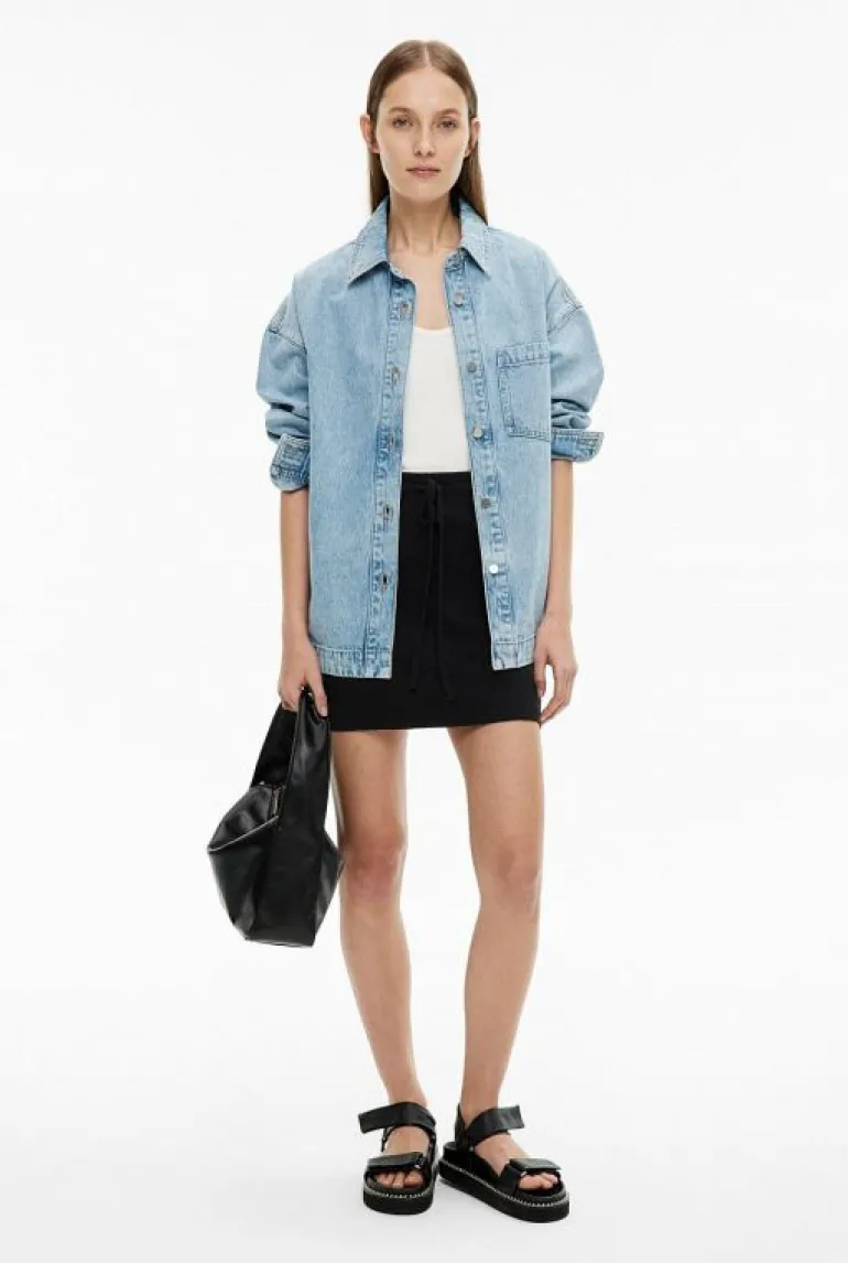 Skirts^Witchery Tie Knit Skirt Black