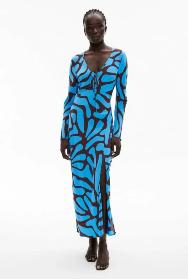 Dresses^Witchery Tie Maxi Dress AzurePrint