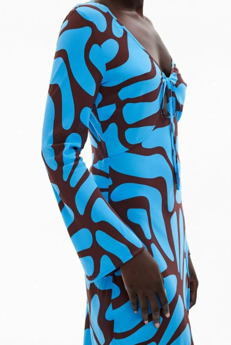 Dresses^Witchery Tie Maxi Dress AzurePrint