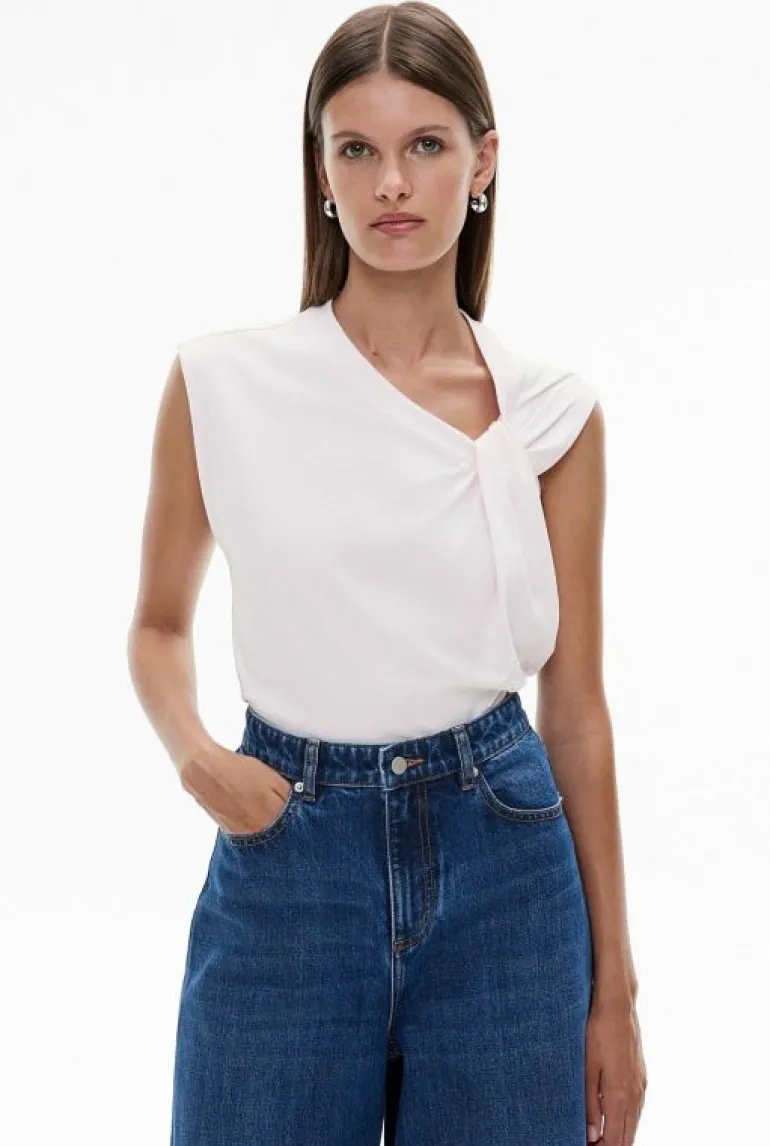 Tops & T Shirts^Witchery Twist Shoulder Tee FreshWhite