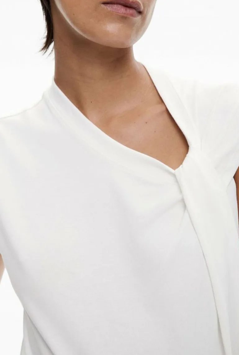 Tops & T Shirts^Witchery Twist Shoulder Tee FreshWhite