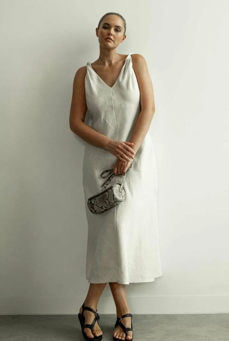 Sale | Dresses^Witchery Twist Strap Midi Dress StoneYd
