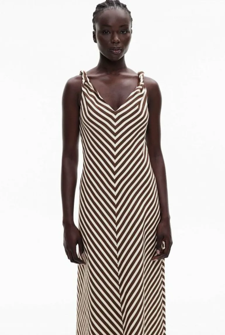 Sale | Dresses^Witchery Twist Strap Midi Dress ChocolateStripe