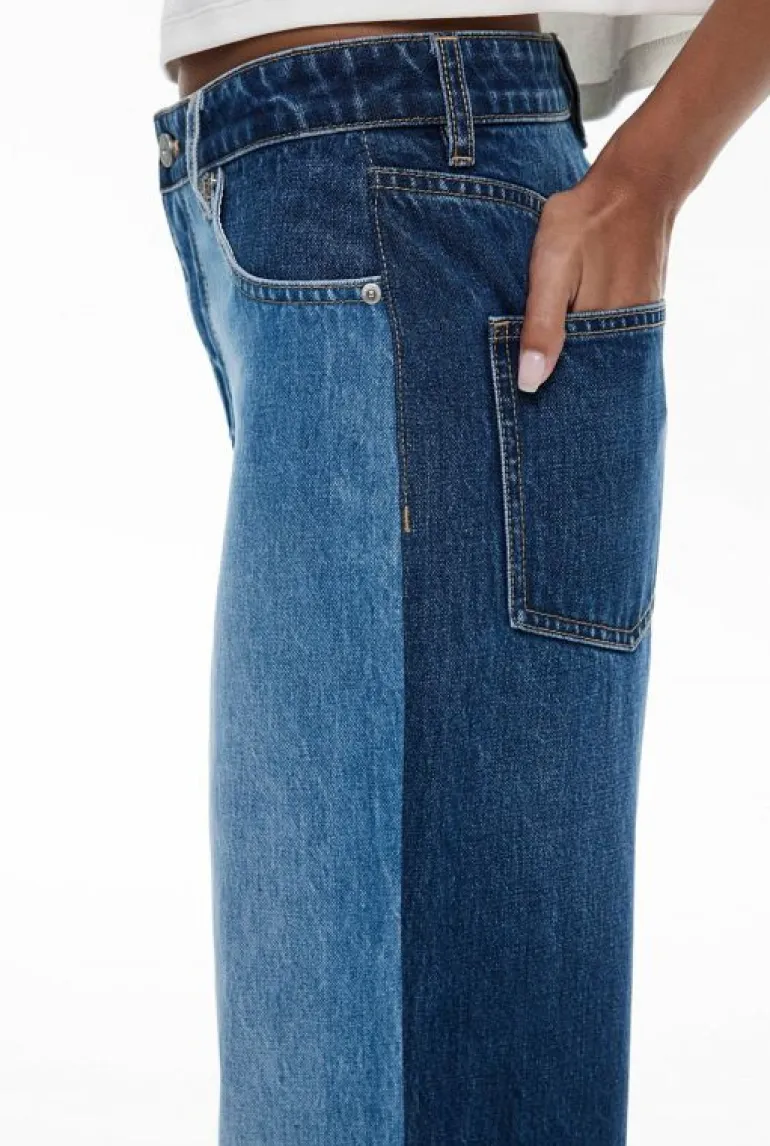 Denim & Jeans^Witchery Two Tone Denim Jean MidIndigo