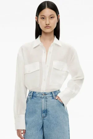 Sale | Shirts^Witchery Utility Pocket Shirt FreshWhite