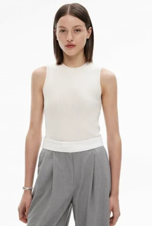 Sale | Tops & T Shirts^Witchery Variegated Knit Tank Black