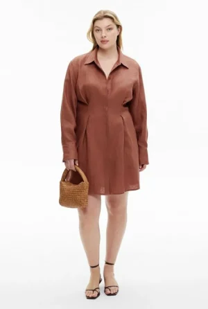Sale | Dresses^Witchery Waisted Shirt Dress Rosewood