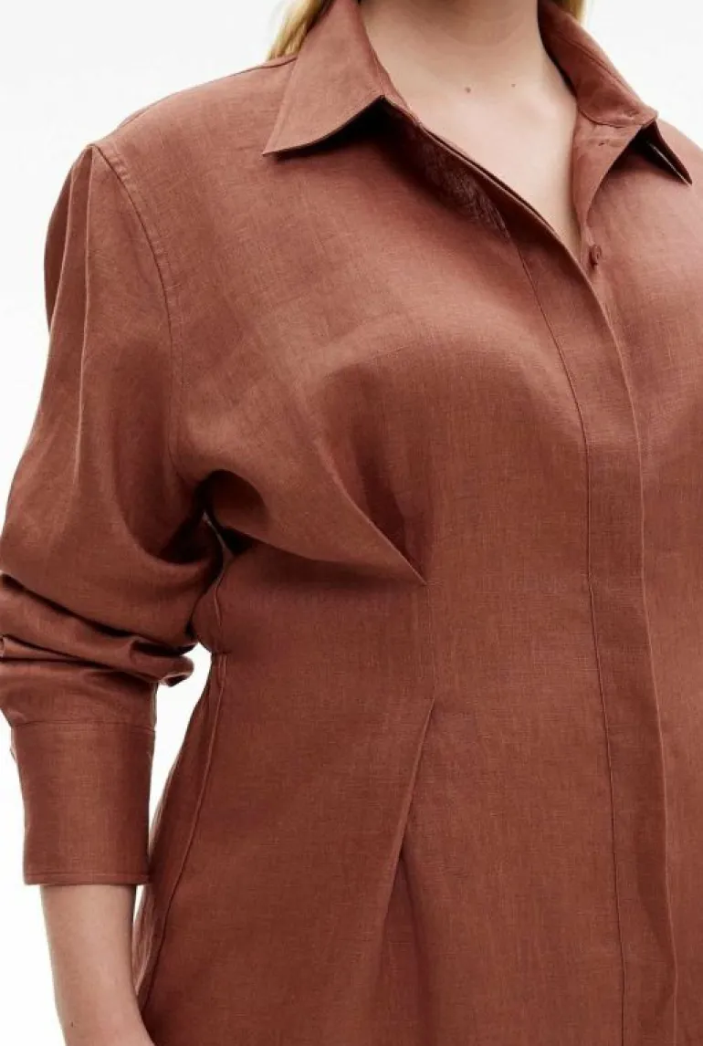Sale | Dresses^Witchery Waisted Shirt Dress Rosewood