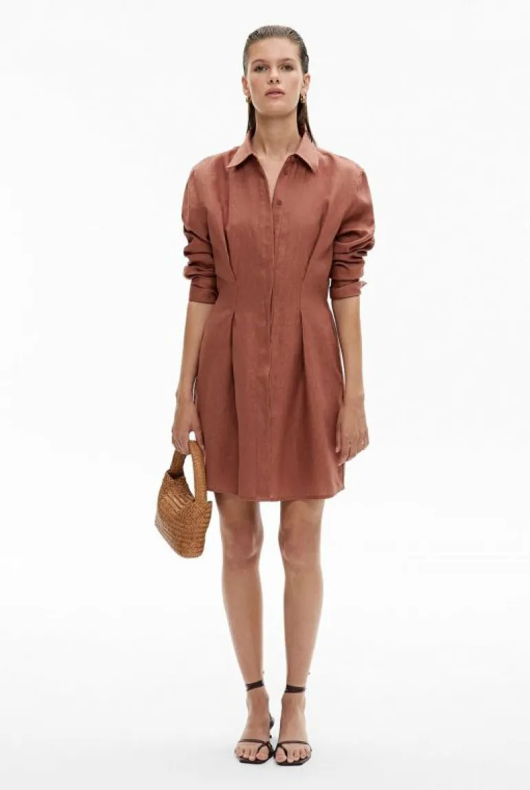 Sale | Dresses^Witchery Waisted Shirt Dress Rosewood