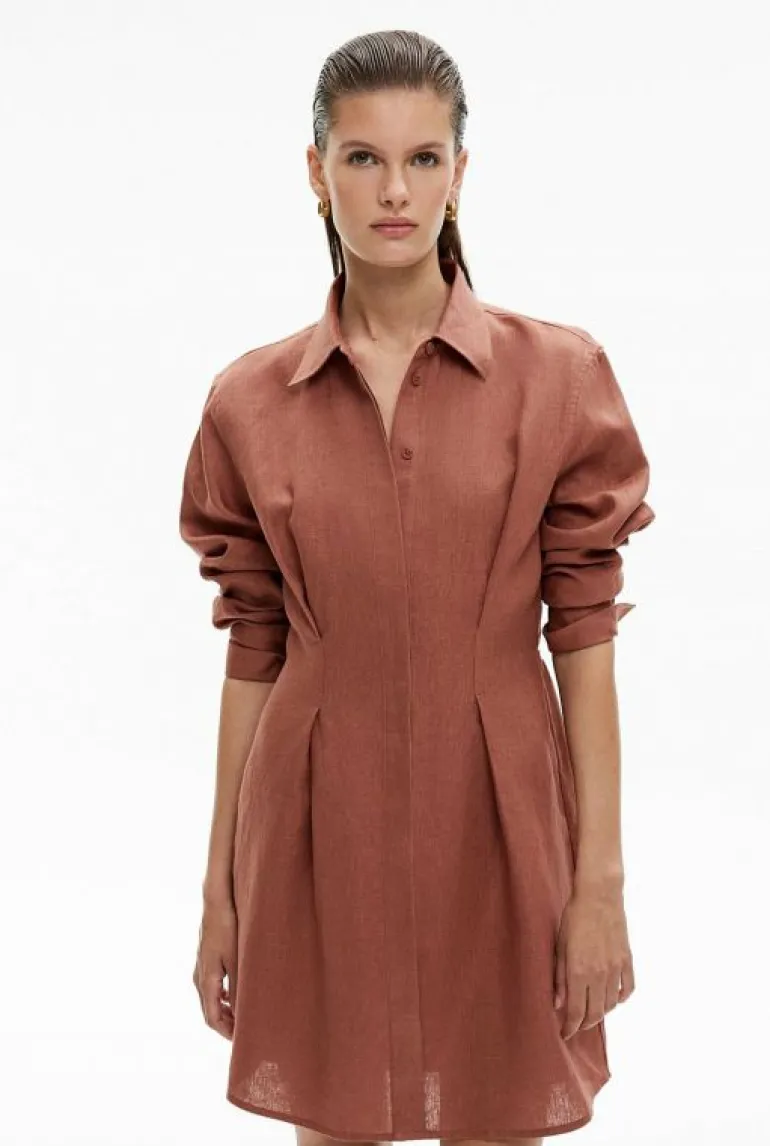 Sale | Dresses^Witchery Waisted Shirt Dress Rosewood