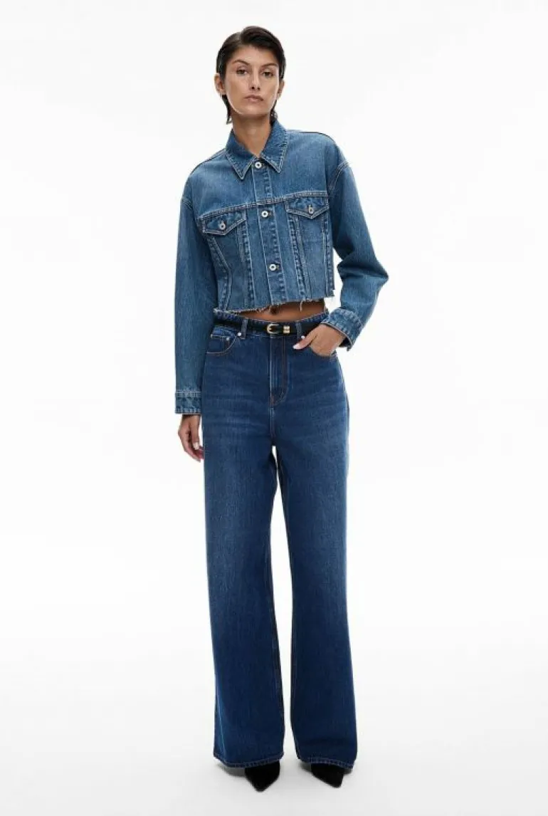 Denim & Jeans^Witchery Wide Leg Jean MidIndigo