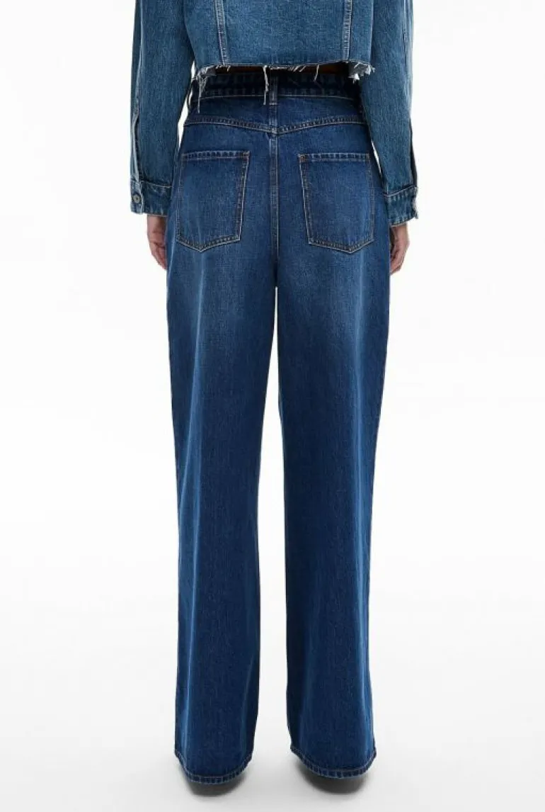 Denim & Jeans^Witchery Wide Leg Jean MidIndigo